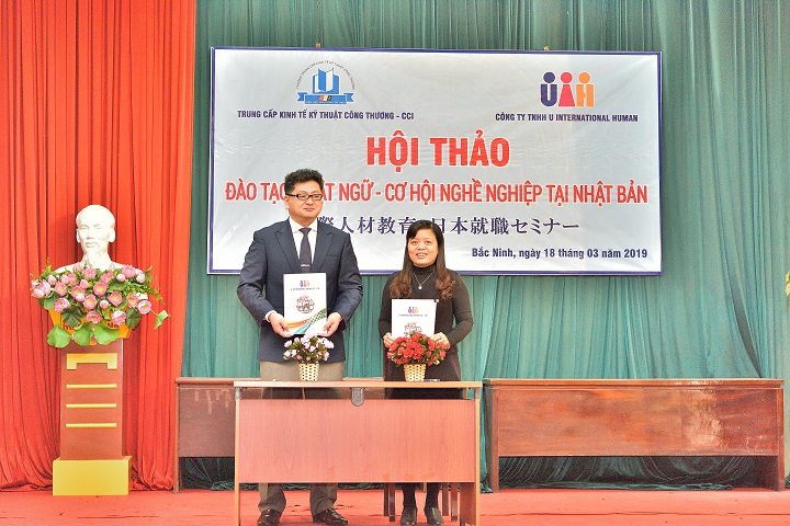 BUỔI HỘI THẢO TẠI TRƯỜNG TRUNG CẤP KINH TẾ KỸ THUẬT CÔNG THƯƠNG – CCI TỈNH BẮC NINH