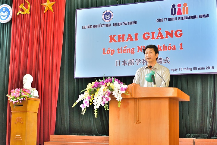 KHAI GIẢNG LỚP TIẾNG NHẬT KHOÁ 1 TẠI TRƯỜNG CAO ĐẲNG KINH TẾ KỸ THUẬT THÁI NGUYÊN