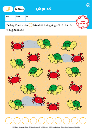 Số đếm - 3~4 tuổi