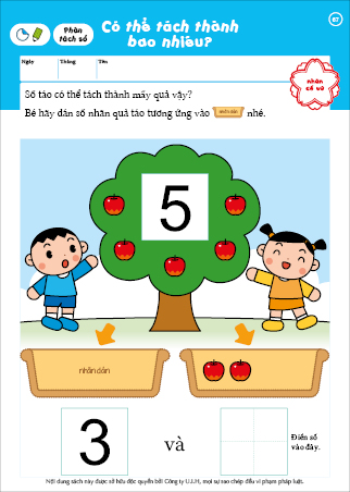 Số đếm - 4~5 tuổi