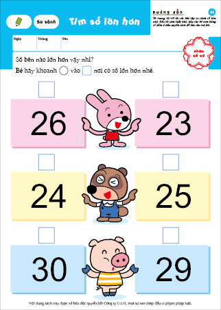 Số đếm - 5~6 tuổi