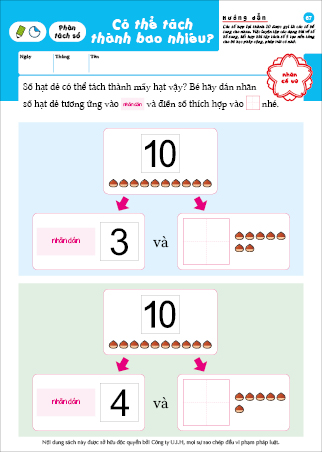 Số đếm 6~7 tuổi