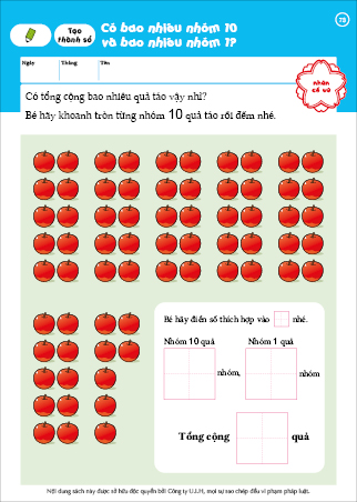 Số đếm 6~7 tuổi