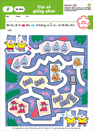Số - Tư duy - 3~4 tuổi