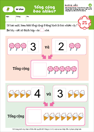 Số - Tư duy 6~7 tuổi