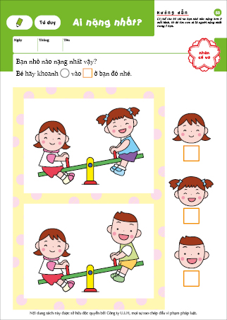 Số - Tư duy 6~7 tuổi