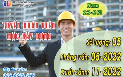 TUYỂN NHÂN VIÊN MỘC XÂY DỰNG