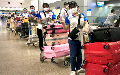 LỄ TIỄN THỰC TẬP SINH SANG LÀM VIỆC TẠI HIROSHIMA, NHẬT BẢN
