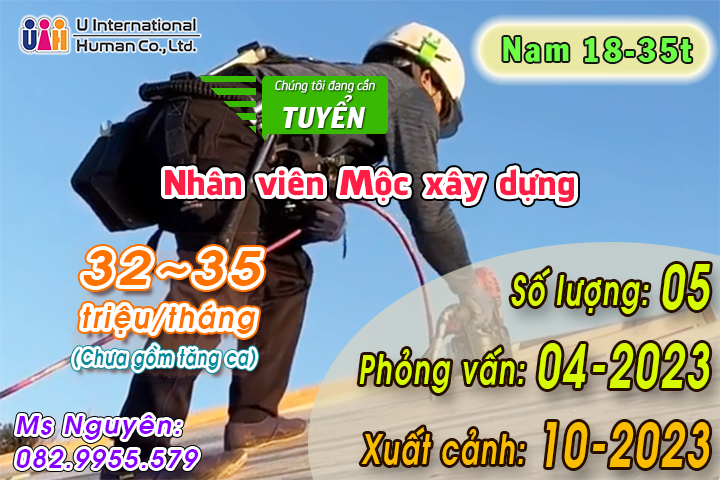 TUYỂN NHÂN VIÊN MỘC XÂY DỰNG